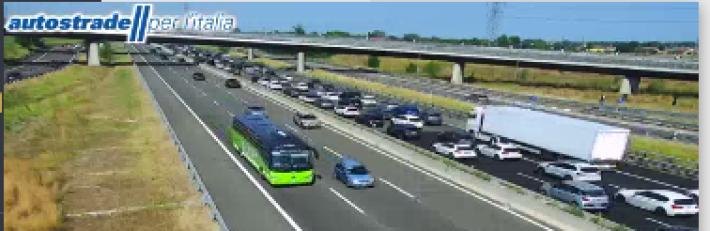 Traffico intenso: code a tratti tra Parma e Fidenza e in Autocisa, disagi anche in A14