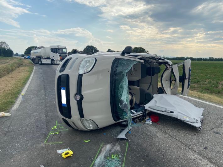 Baganzola, cade dalla moto: ragazzo minorenne trasportato al Maggiore