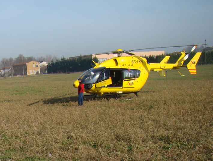 Incidente sul lavoro a Zibello
