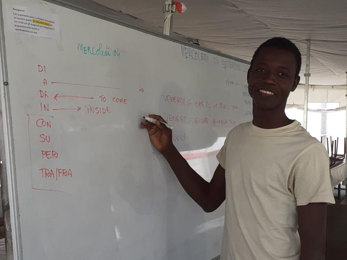 &laquo;Grazie a un benefattore anche noi diciamo &ldquo;Io capitano&rdquo;&raquo;