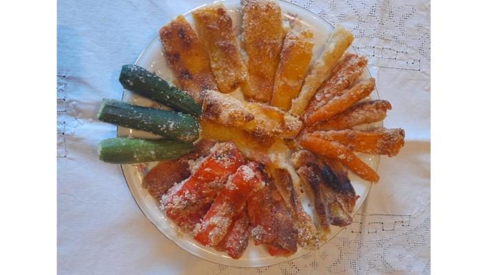 Gustosi bastoncini di verdure