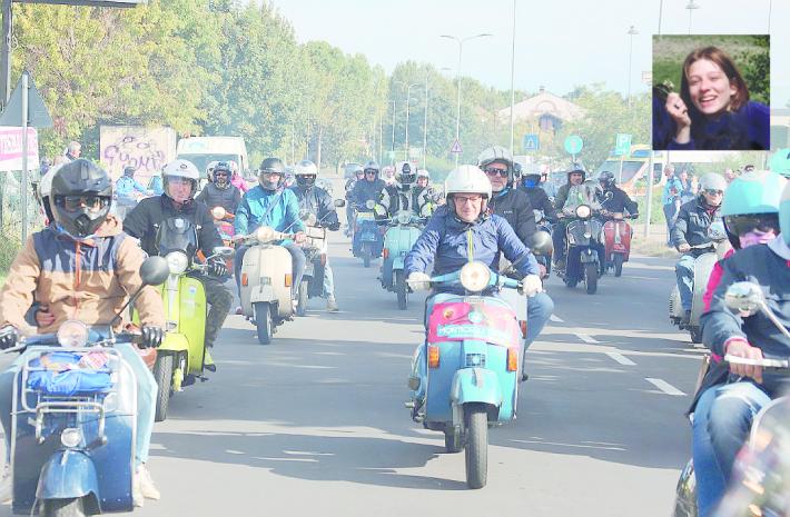 Centocinquanta sulla Vespa in ricordo di Silvia Mantovani