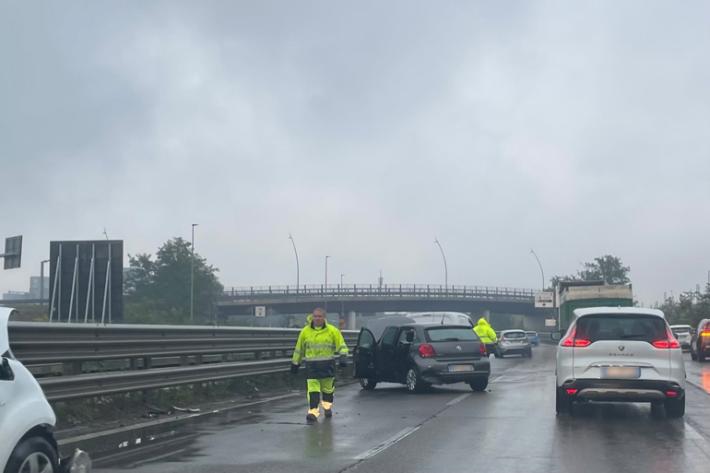 Maxi tamponamento in tangenziale 