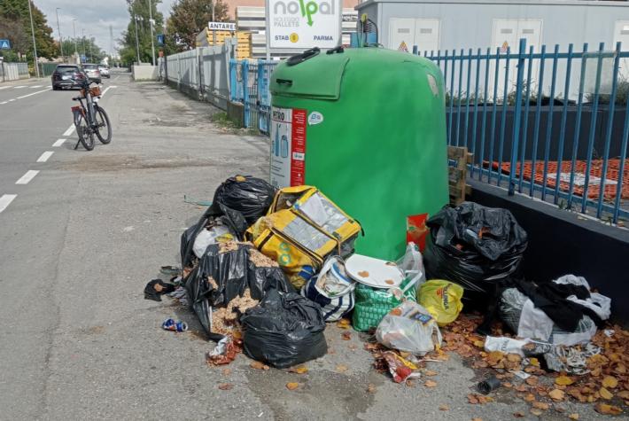 Cartoline (di rifiuti) da via Paradigna