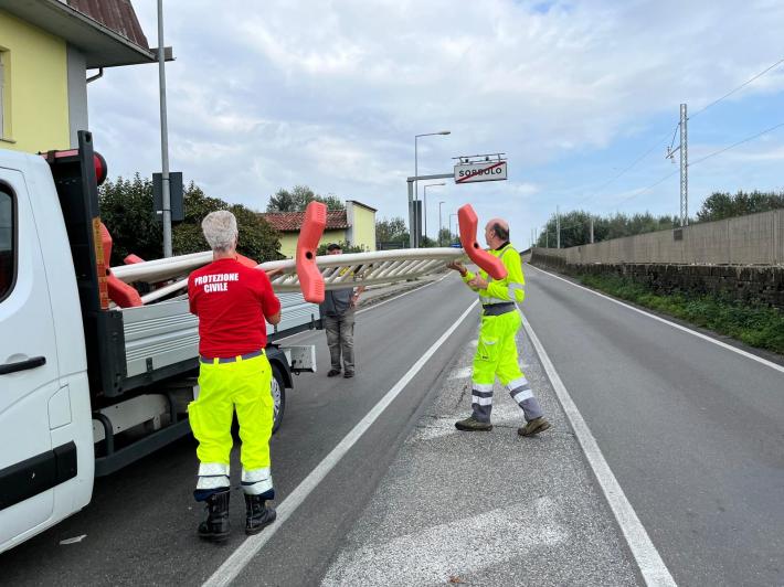Sorbolo, riaperto il ponte sull'Enza. Ordine di evacuazione a Coenzo, in via Tomba, via Bersagneto e strada Chiozzola