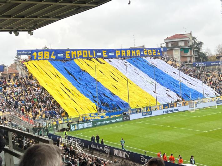 Fazzini, allunga in porta, tocca coulibaly: autogol - 35' Parma-Empoli 0-1