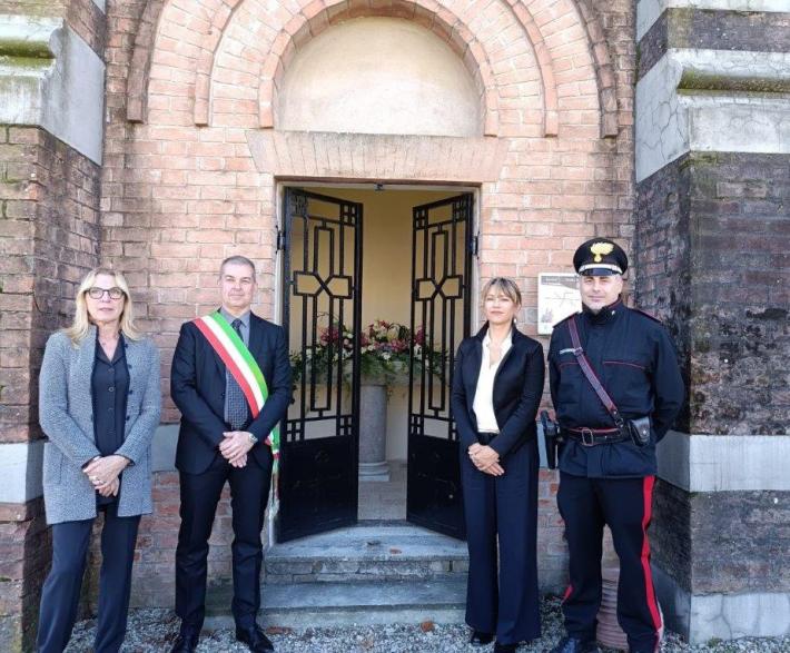 Recuperata la cappella Brozzi che accoglie le spoglie dell'artista 