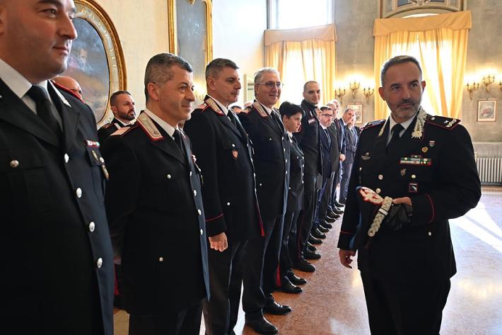 Visita del Comandante della Legione Carabinieri Emilia Romagna Generale di Brigata Enrico Scandone al Comando Provinciale