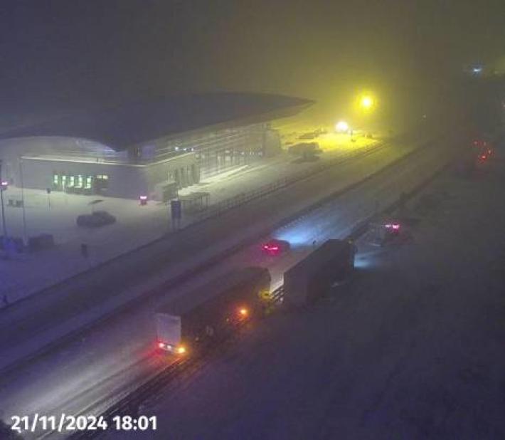Nevica al Brennero e in vaste zone dell'Alto Adige