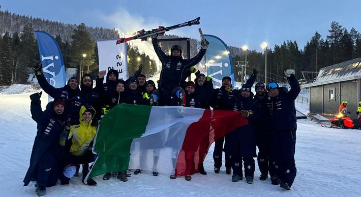 Nella notte artica splende una stella:  Saccardi domina lo slalom a Levi 