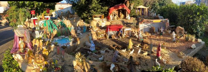 Pontetaro, un presepe lungo 8 metri