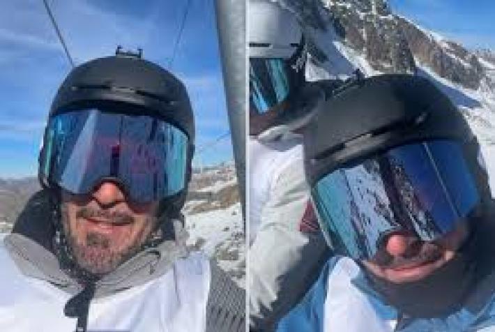 Max Biaggi ora &egrave; assistente maestro di sci in val Gardena