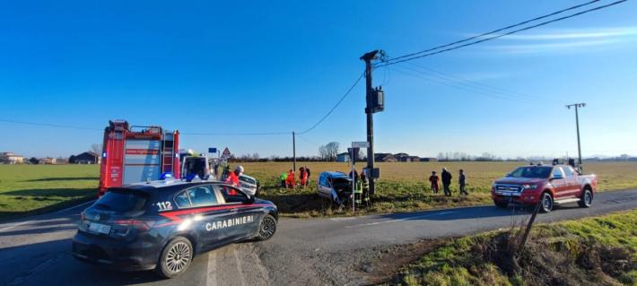 Baganzola, cade dalla moto: ragazzo minorenne trasportato al Maggiore