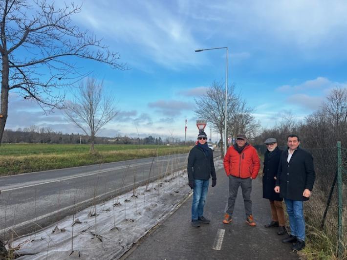 Ciclopedonale Sala-Collecchio: iniziati i lavori di riqualificazione del verde