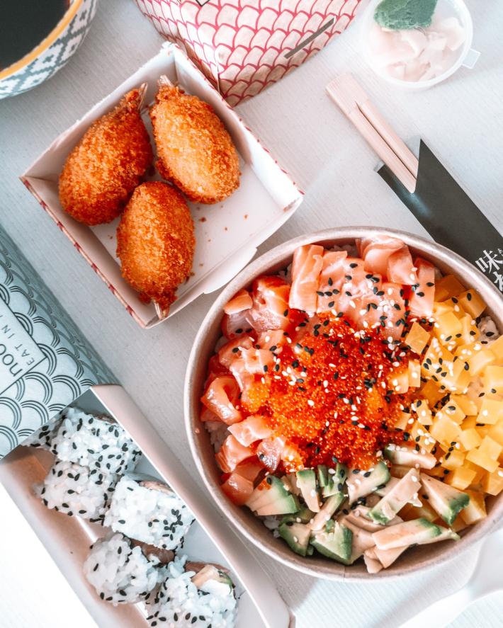 Noodles & sushi: non solo  l'asporto Dim sum e sushi per una serata fusion