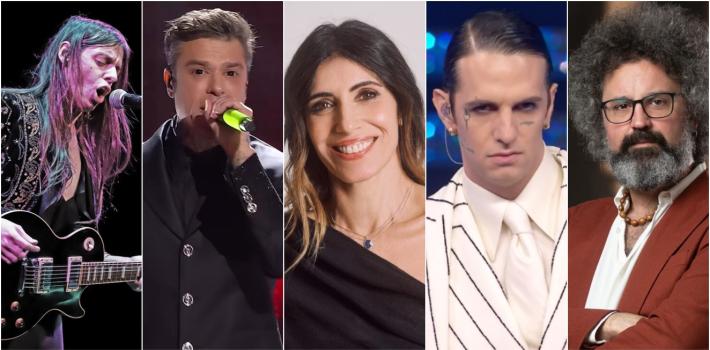 Giorgia, Cristicchi, Fedez, Lauro e Corsi top 5 2/a serata 