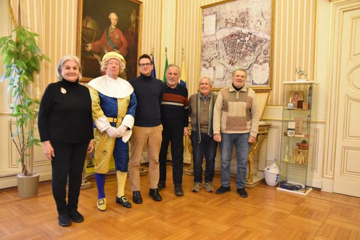 Al Ds&egrave;vod in visita in municipio 