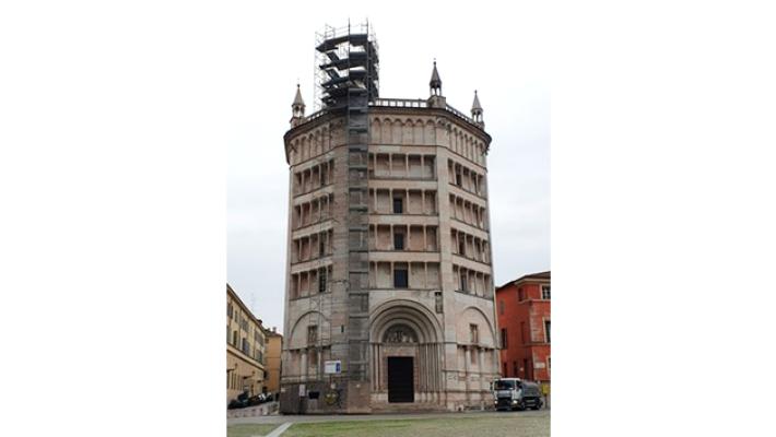 I ponteggi al Battistero