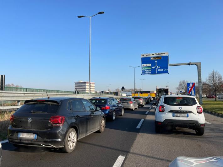 tangenziale bloccata