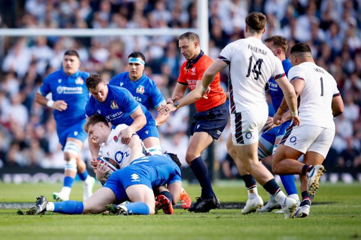 Sei Nazioni: l'Italrugby dura un tempo, poi quasi solo Inghilterra: 47-24