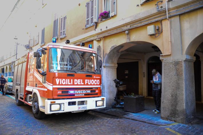 borgo delle colonne  incendio 