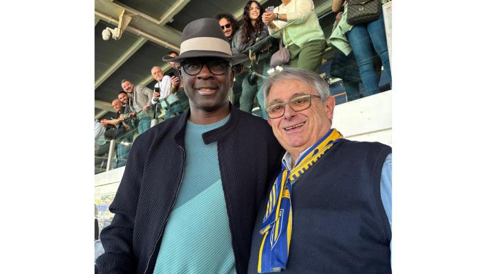 Parma-Inter, l'ex difensore  Thuram in tribuna