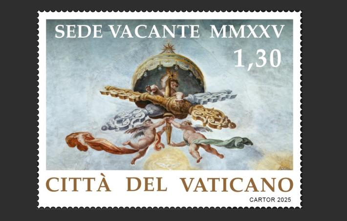 In attesa del Conclave e del nuovo Papa... ecco il francobollo della "Sede Vacante"