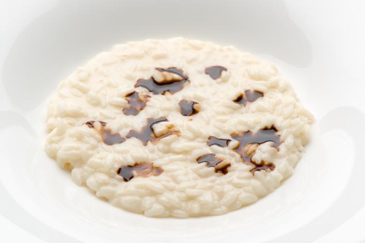 Risotto all'infuso di latte al Parmigiano