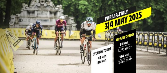 Il programma de L&rsquo;&Eacute;tape Parma by Tour de France: il 3 e il 4 maggio a Parma torna la Granfondo ufficiale del Tour de France