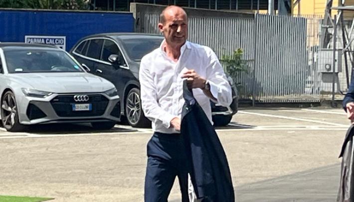 Al Tardini, per assistere a Parma-Como, &egrave; arrivato anche Massimiliano Allegri