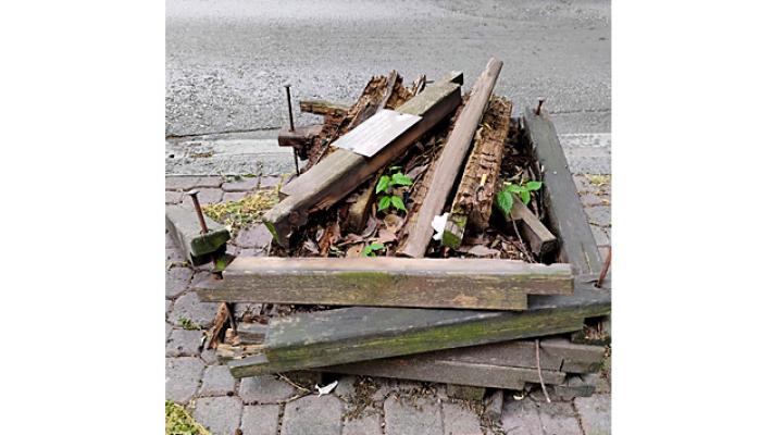 Fioriera pericolosa str. Montanara