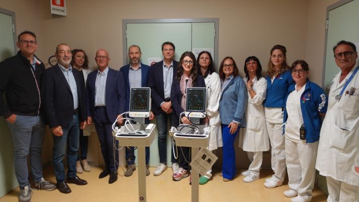 Due monitor regalati all'ospedale di Vaio
