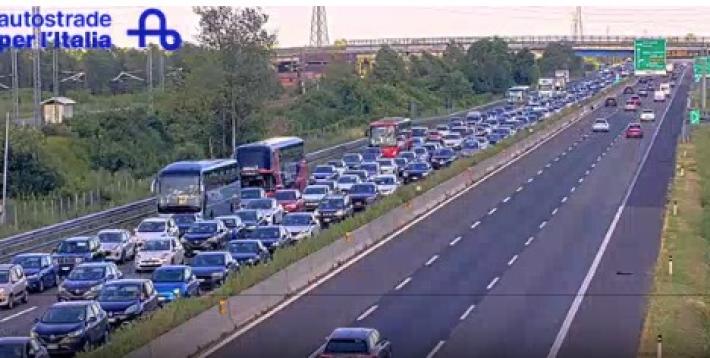 Autostrada, lunghe code tra il bivio Parma-La Spezia e anche a Fidenza