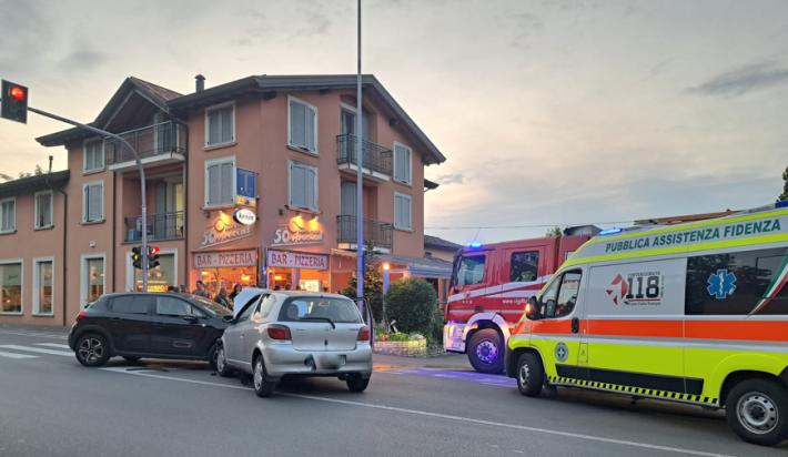 Scontro fra due auto, paura a Ponteghiara 
