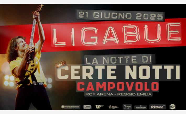 Conto alla rovescia per il concerto evento di Ligabue
