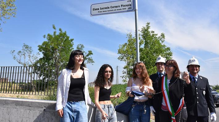 Intitolazione di via Elena&nbsp;Lucrezia&nbsp;Cornaro&nbsp;Piscopia
