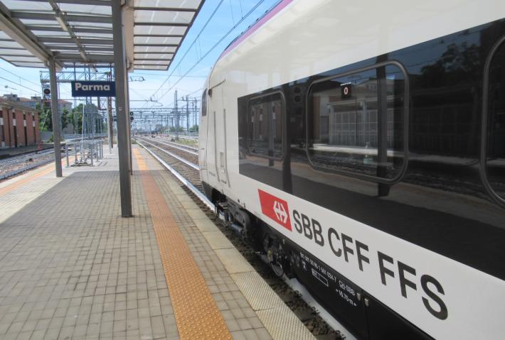 L&rsquo;Eurocity da Zurigo &laquo;tradisce&raquo; Parma: da oggi niente pi&ugrave; fermata nella nostra stazione fino al 28 settembre