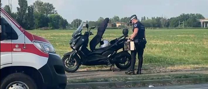 Scontro auto-moto a San Prospero: due feriti 