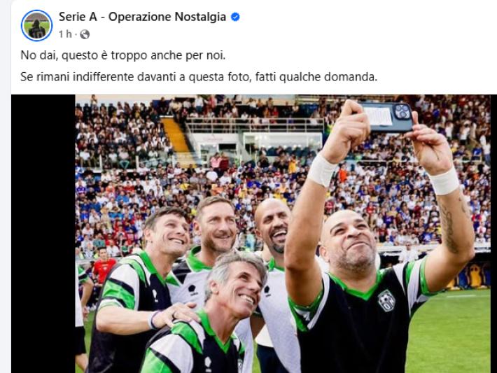 Parata di stelle al Tardini: finisce in parit&agrave; 7-7 il match di Operazione Nostalgia