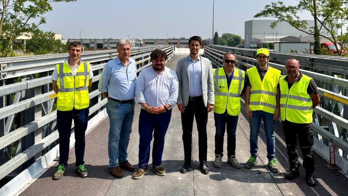 Soragna, aperto al traffico il ponte provvisorio sullo Stirone 