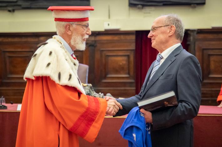 Roberto Caciuffo professore ad honorem dell&rsquo;Universit&agrave; di Parma: &ldquo;Scienza autonoma, libera, indipendente&rdquo;