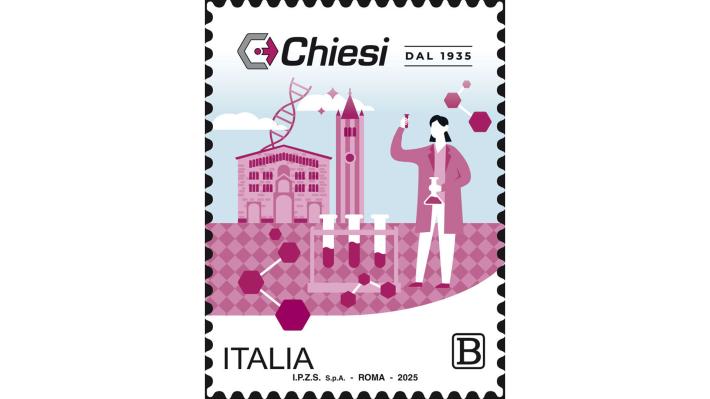 Oggi il francobollo per i 90 anni della Chiesi Farmaceutici