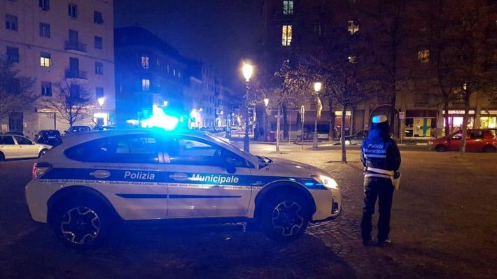 Turno notturno polizia locale