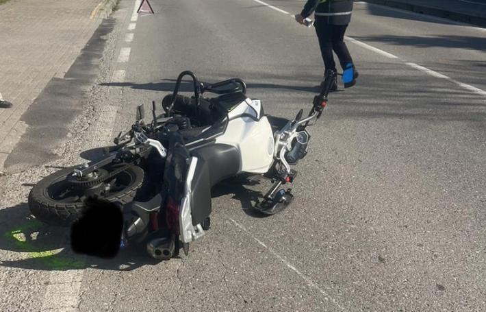 Motociclista fuori strada: &egrave; grave 