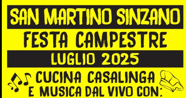 Torna la festa agreste di San Martino Sinzano: due weekend di cibo e musica