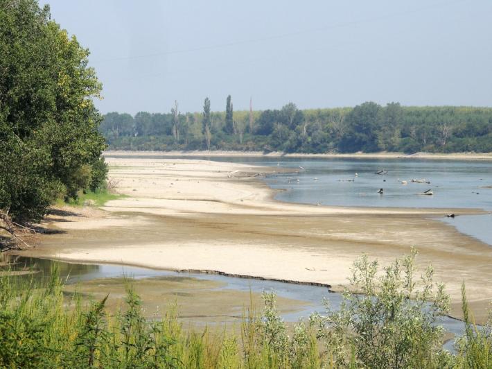 Non piove, il Po &egrave; in secca 
