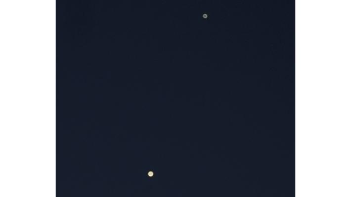 Spettacolo nei cieli sul Po