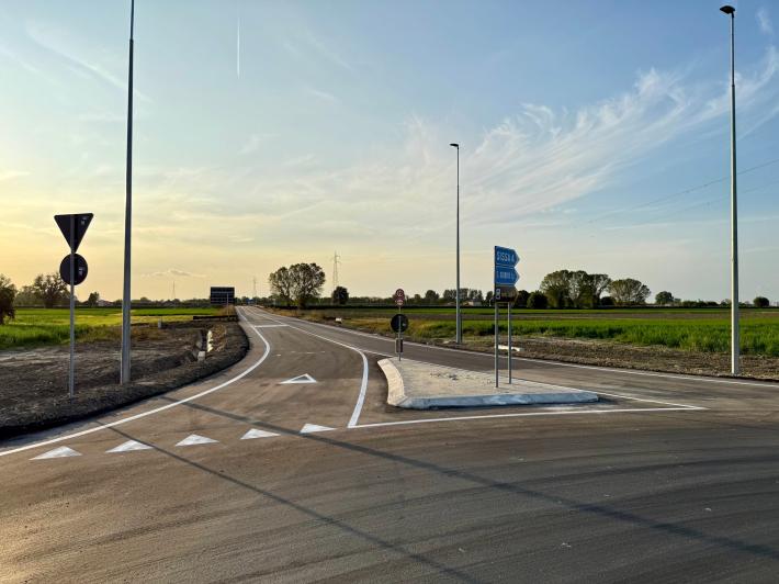 Sissa trecasali, aperta la &ldquo;tangenzialina&rdquo; di trecasali. Collega via De Andr&egrave; e la nuova rotatoria sulla Strada provinciale 8, da poco riqualificata 