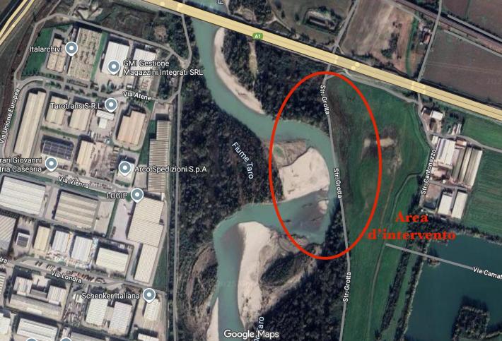 Viarolo, al via i lavori per consolidare la sponda del fiume Taro