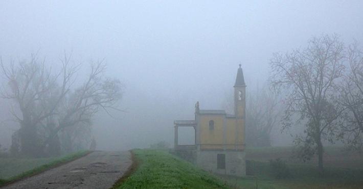 Prima nebbia autunnale nella Bassa 